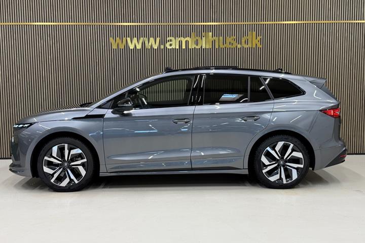 Grå Skoda Enyaq fra 2026