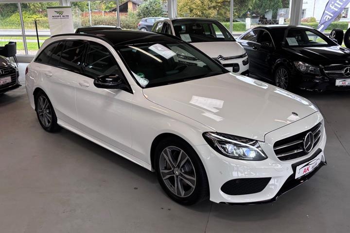 Hvid Mercedes C220 d fra 2018