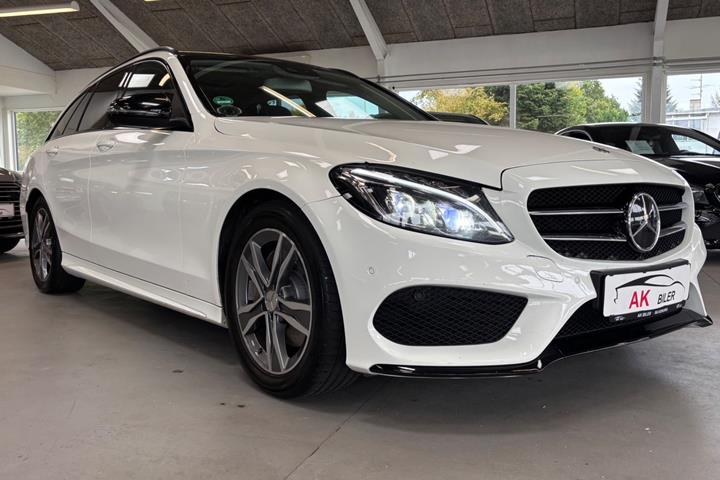 Hvid Mercedes C220 d fra 2018