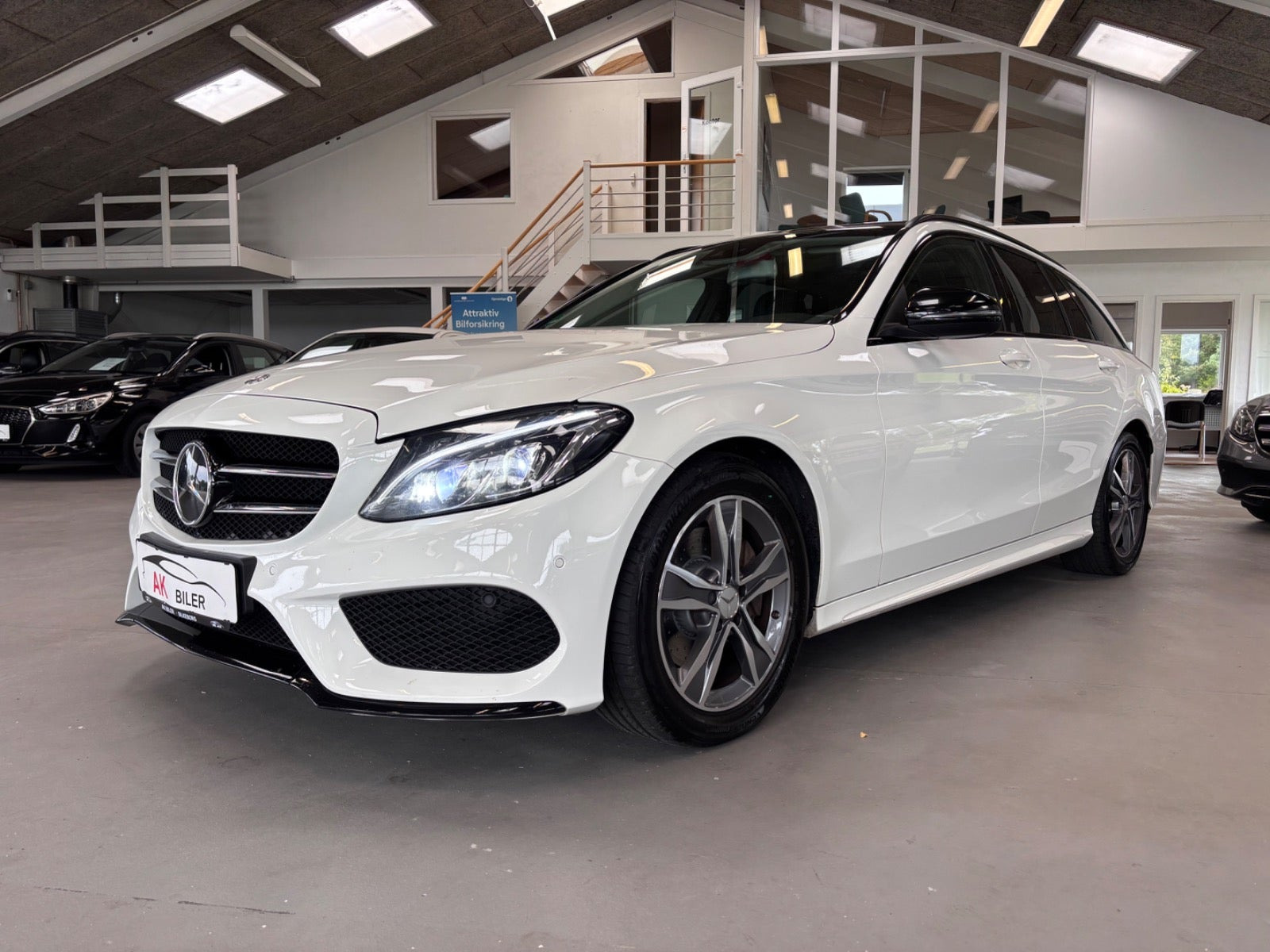 Hvid Mercedes C220 d fra 2018