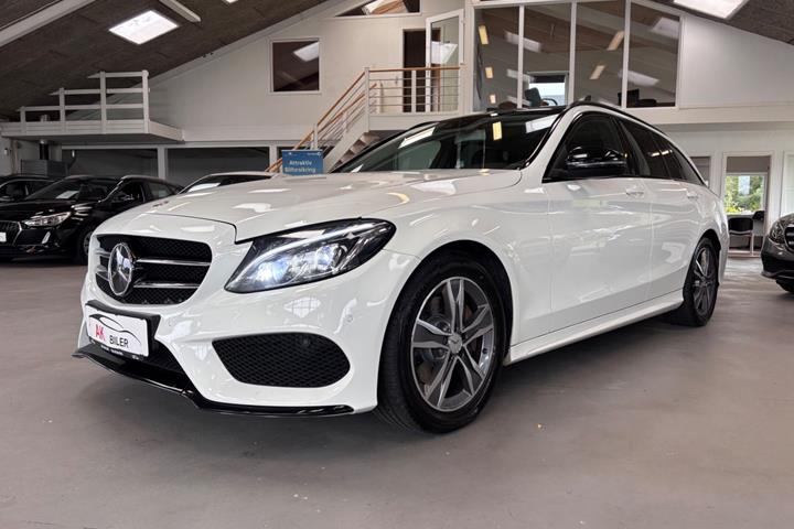 Hvid Mercedes C220 d fra 2018
