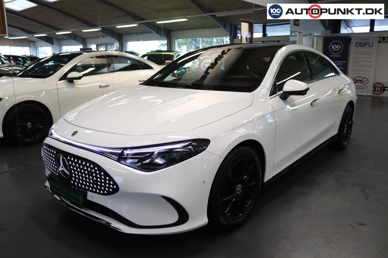 Hvid Mercedes CLA250+ fra 2025