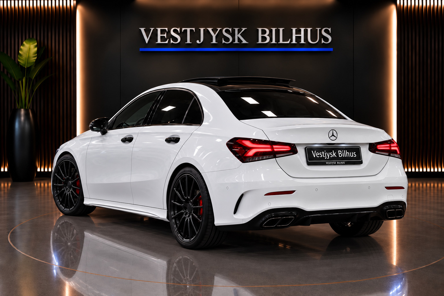 Hvid Mercedes A220 fra 2020