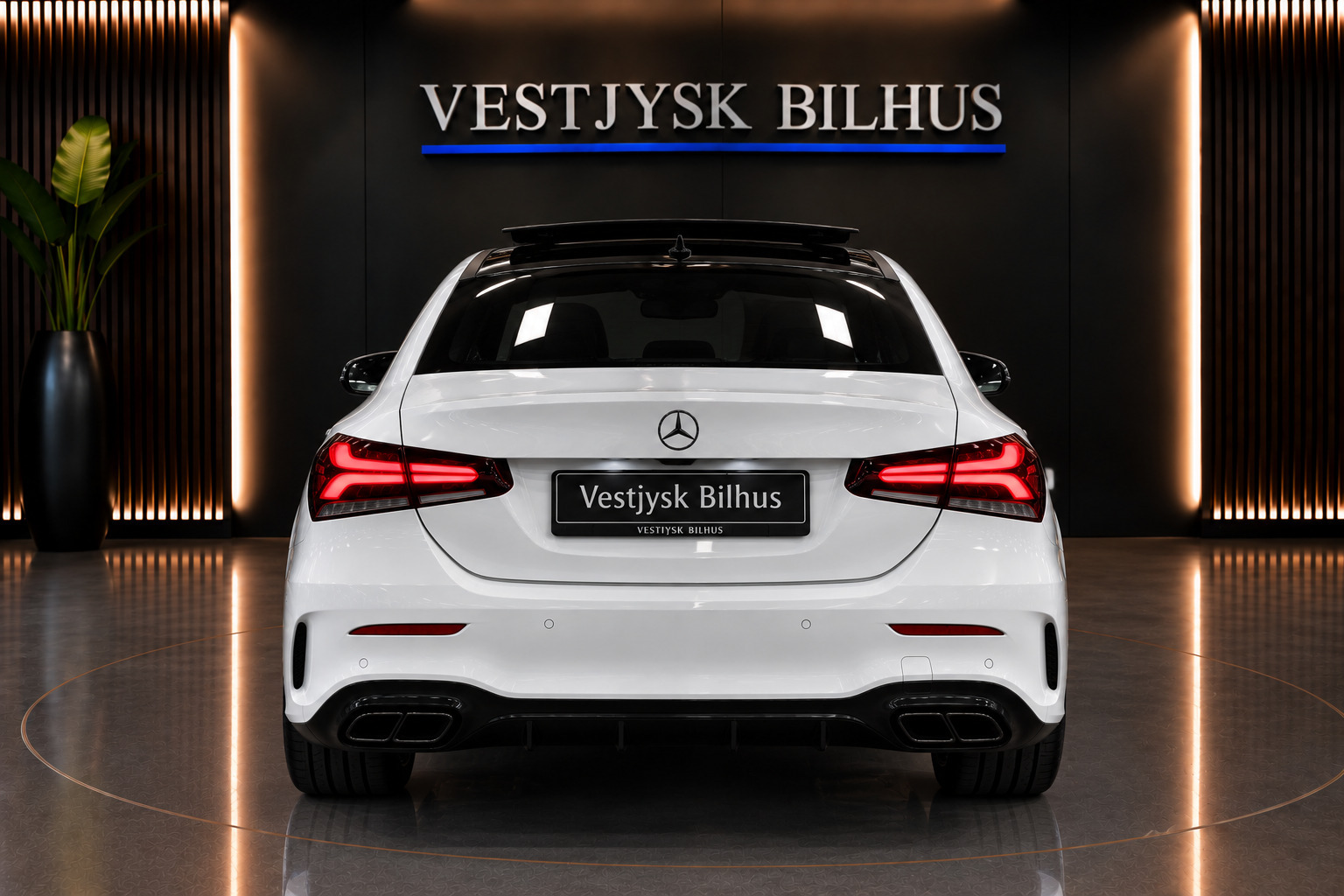 Hvid Mercedes A220 fra 2020