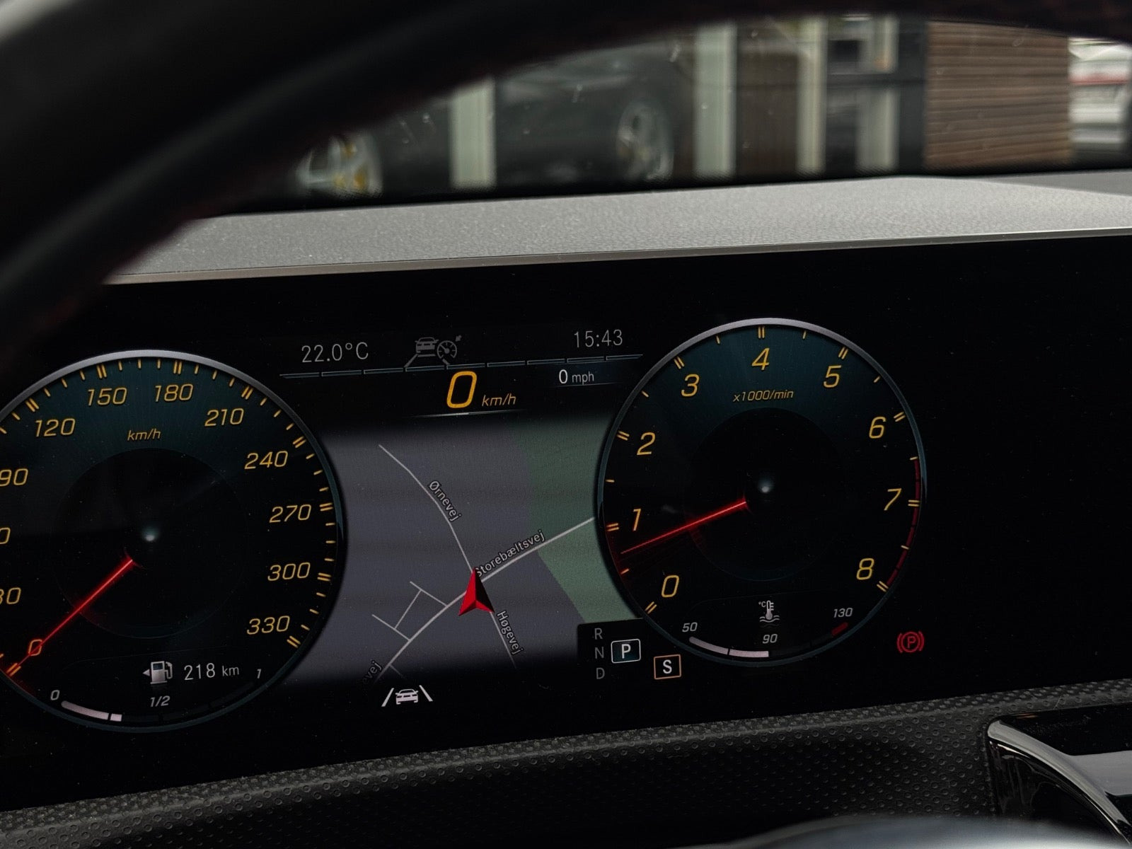 Hvid Mercedes A220 fra 2020