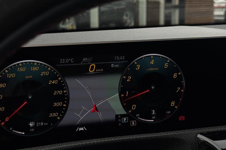 Hvid Mercedes A220 fra 2020