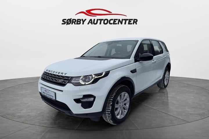 Hvid Land Rover Discovery Sport fra 2019