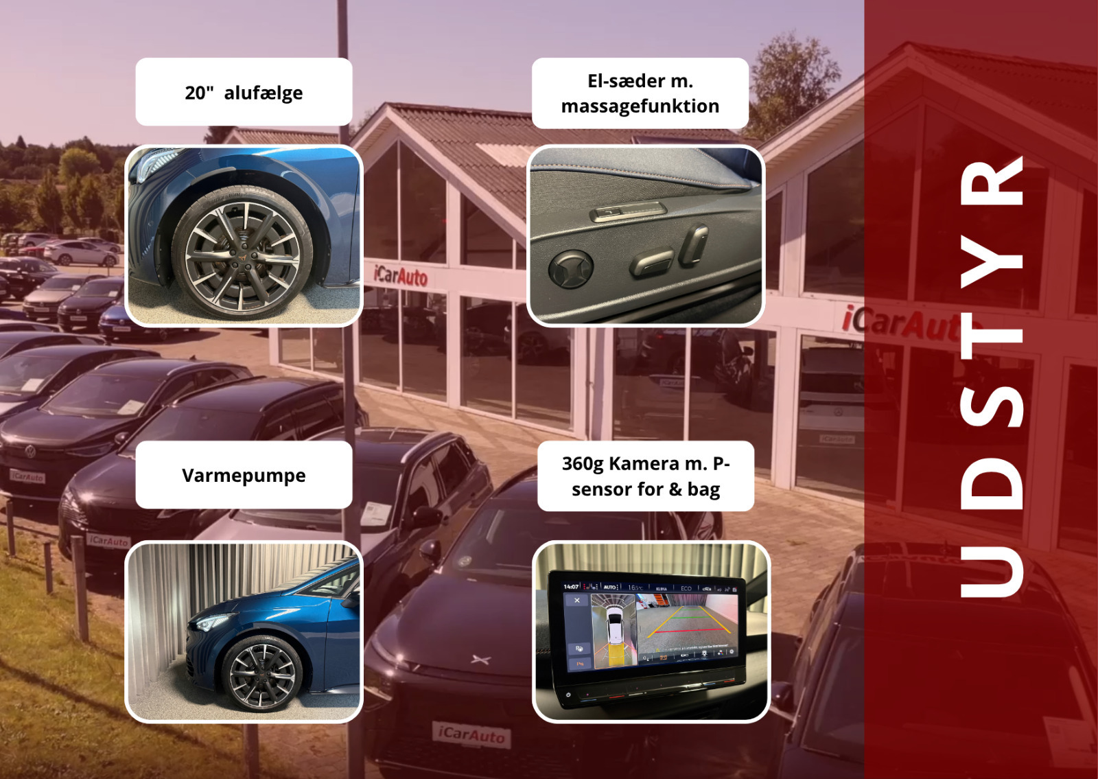 Blå Cupra Born fra 2024