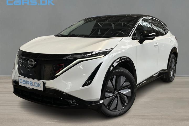 Hvid Nissan Ariya fra 2024