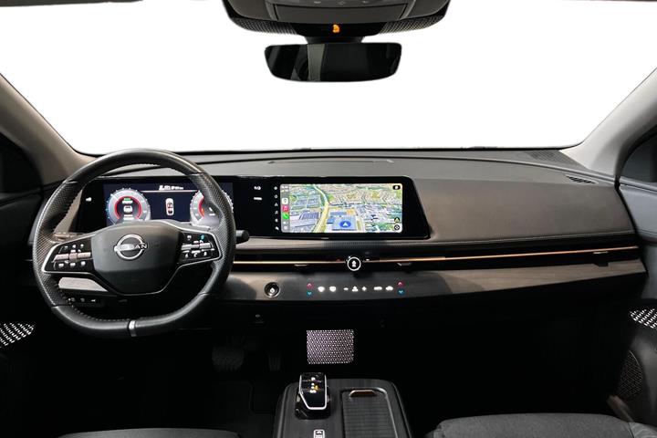 Hvid Nissan Ariya fra 2024