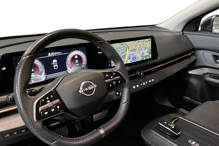 Hvid Nissan Ariya fra 2024