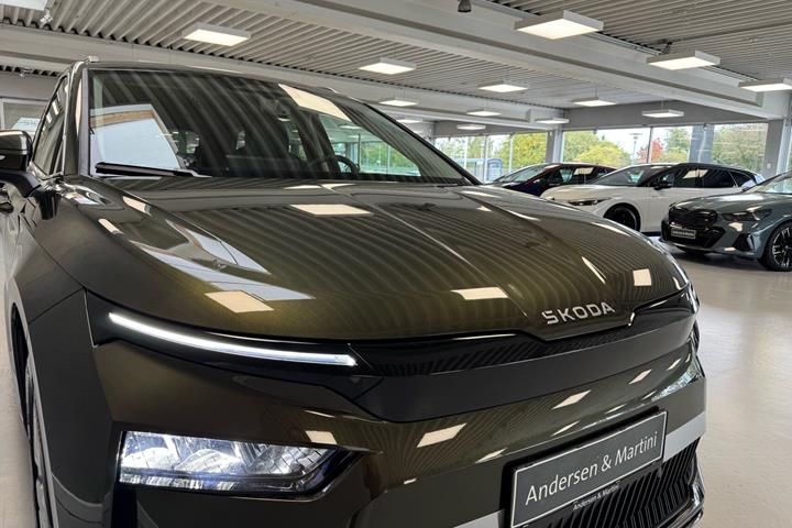 Grøn Skoda Enyaq fra 2026