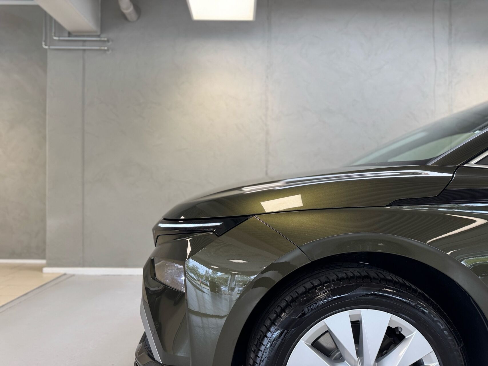 Grøn Skoda Enyaq fra 2026