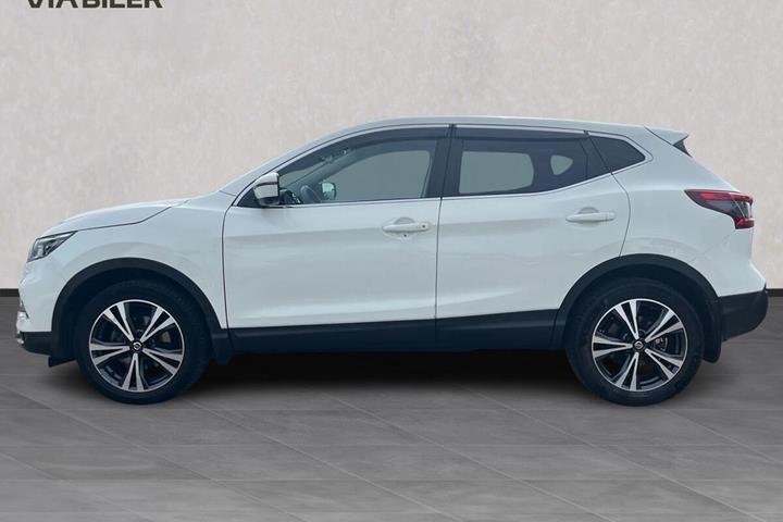 Hvid Nissan Qashqai fra 2019