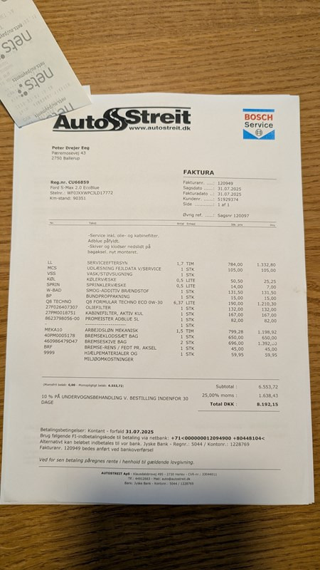 undefined Ford S-MAX fra 2020