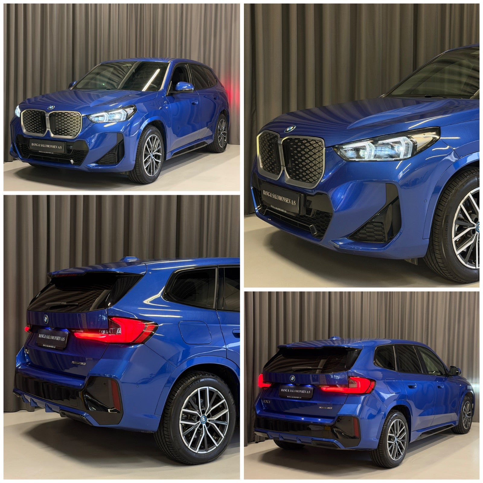 Blå BMW iX1 fra 2024