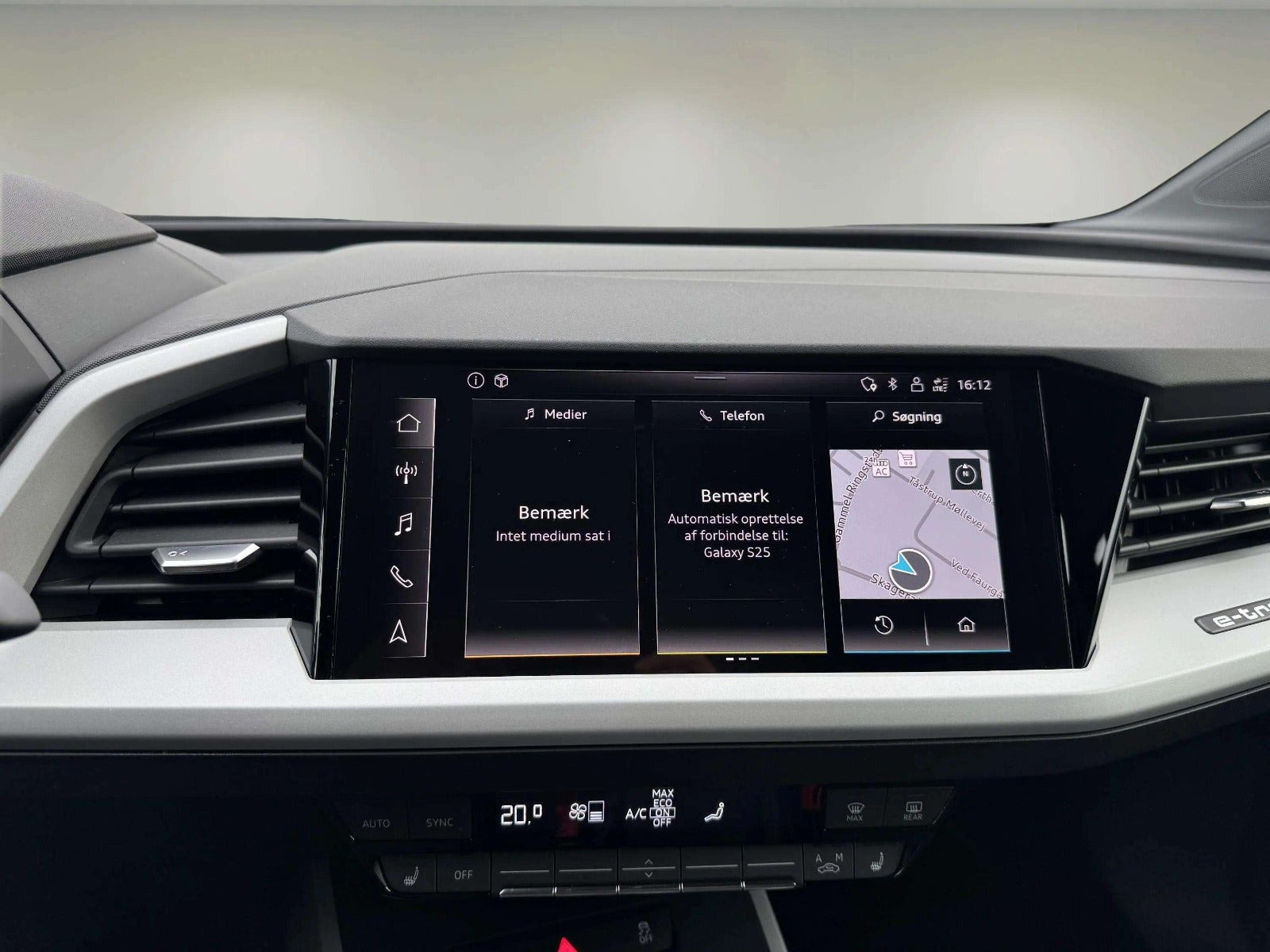 Sort Audi Q4 e-tron fra 2024