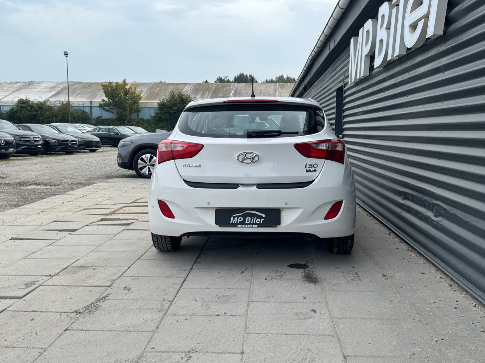 Hvid Hyundai i30 fra 2014