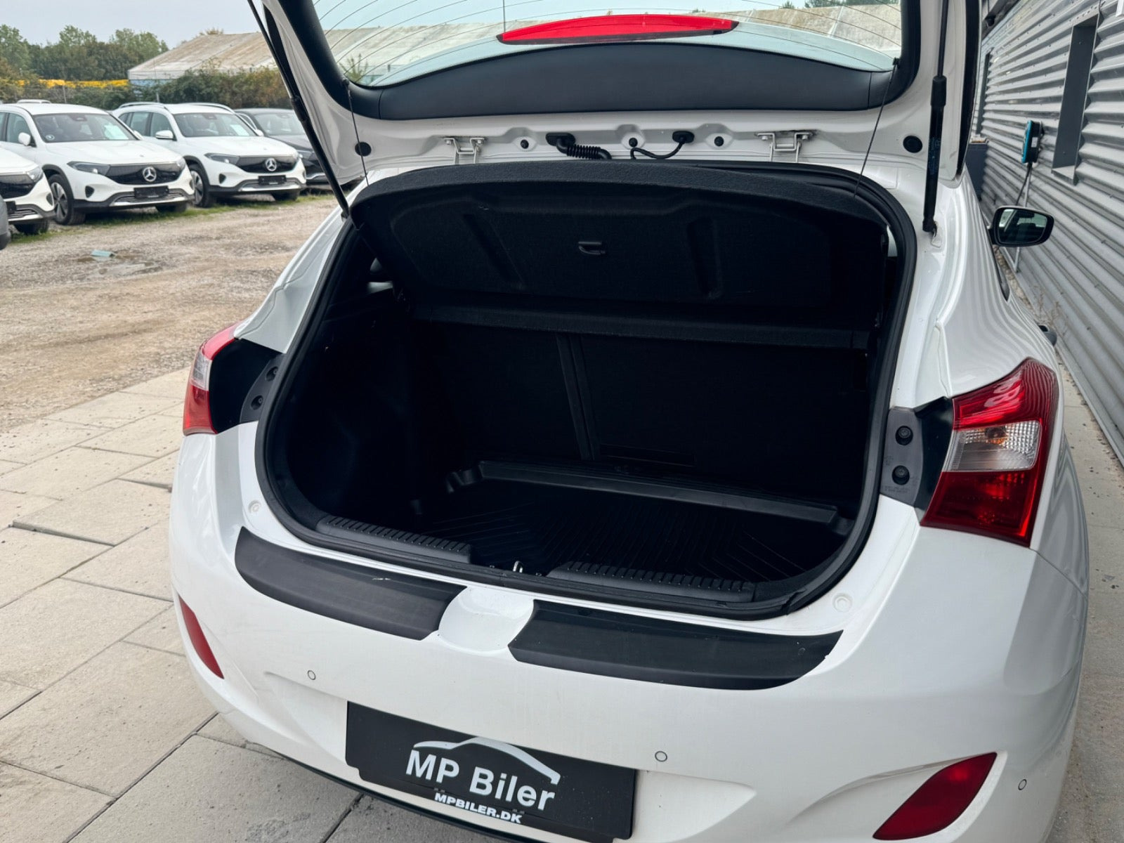 Hvid Hyundai i30 fra 2014