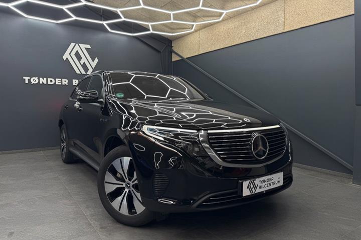 Sort Mercedes EQC400 fra 2023