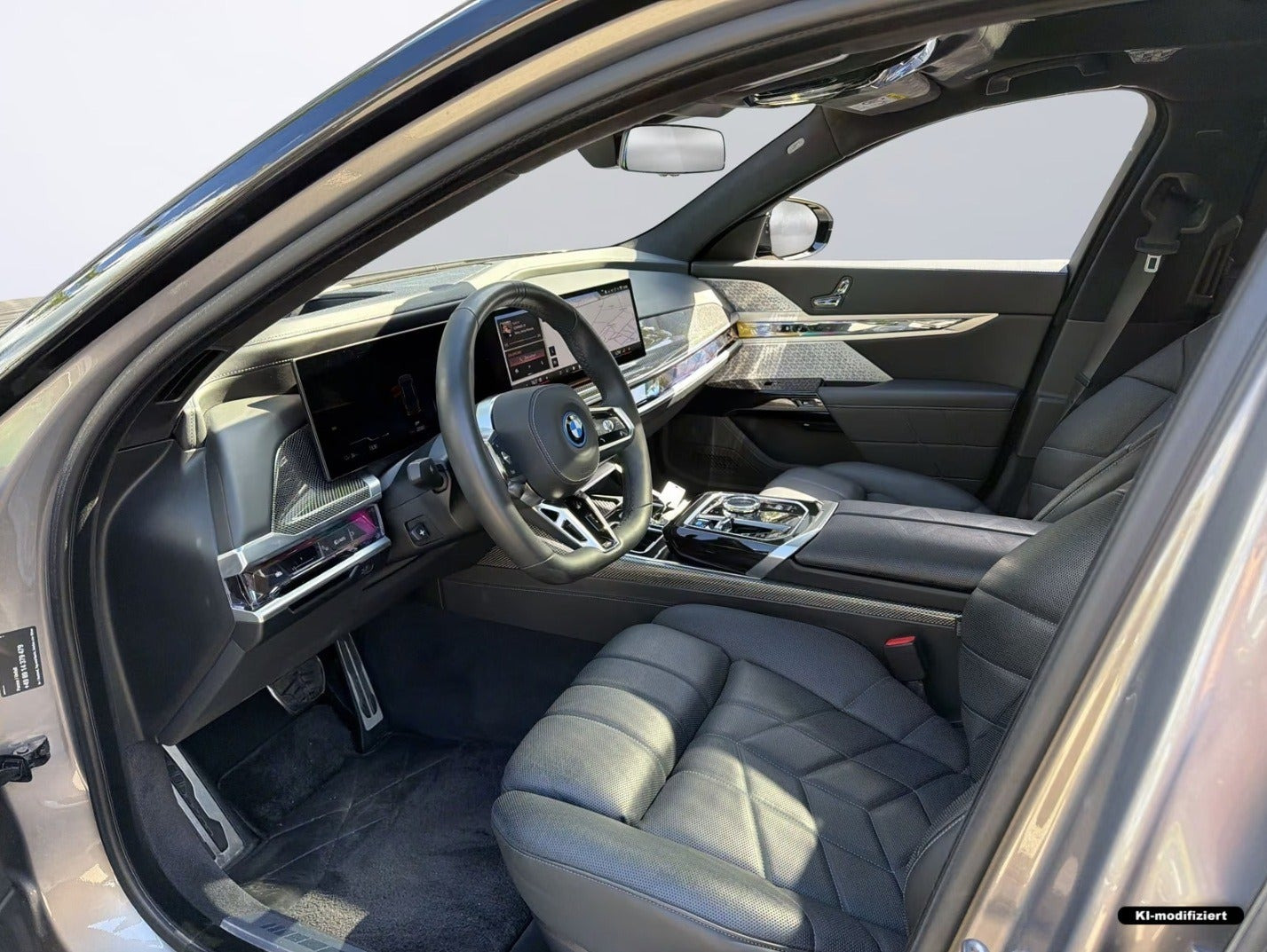 Grå BMW i7 fra 2023