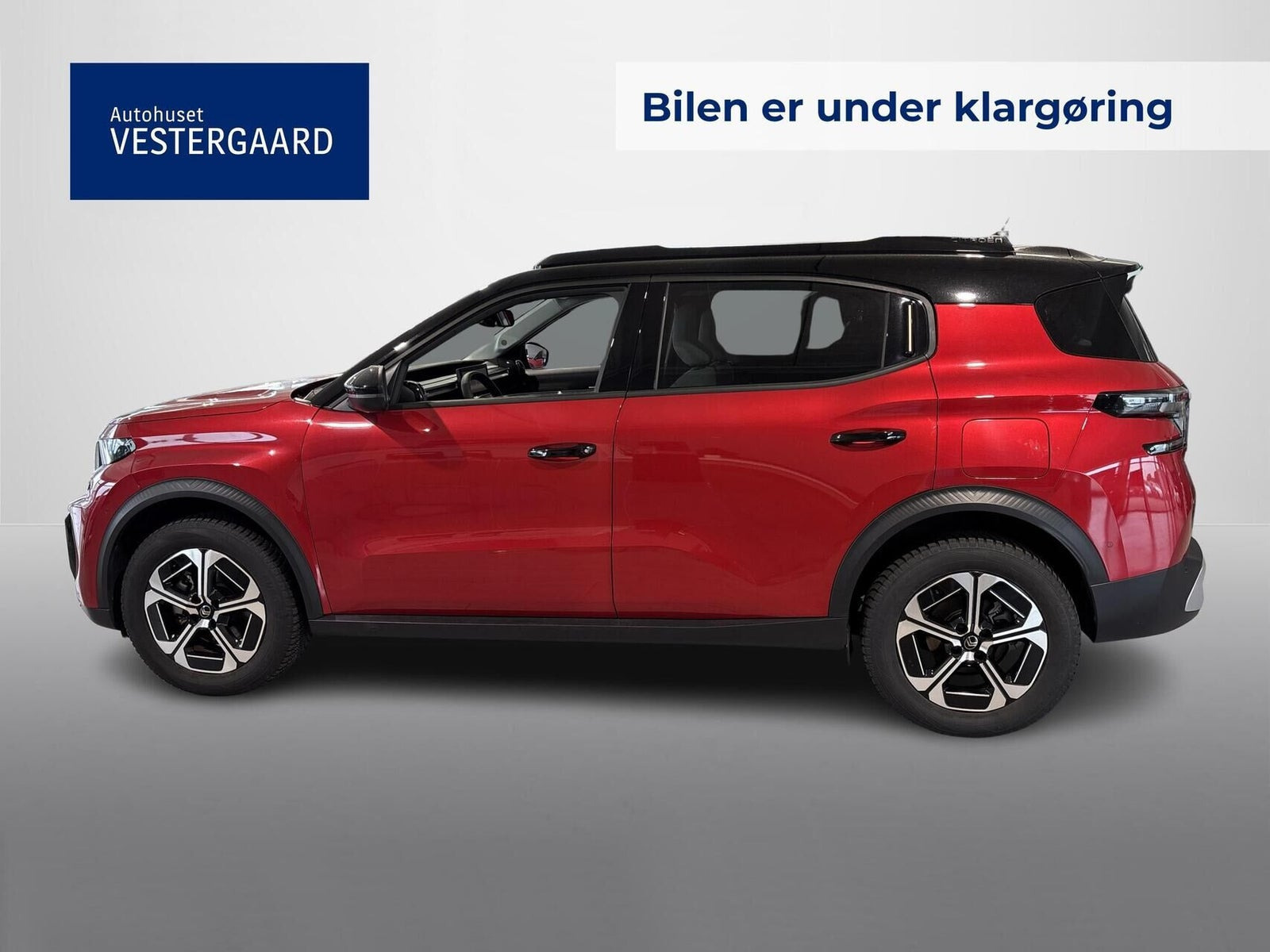 Rød Citroën e-C3 Aircross fra 2025
