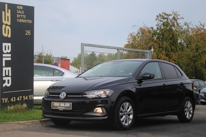 Sort VW Polo fra 2019