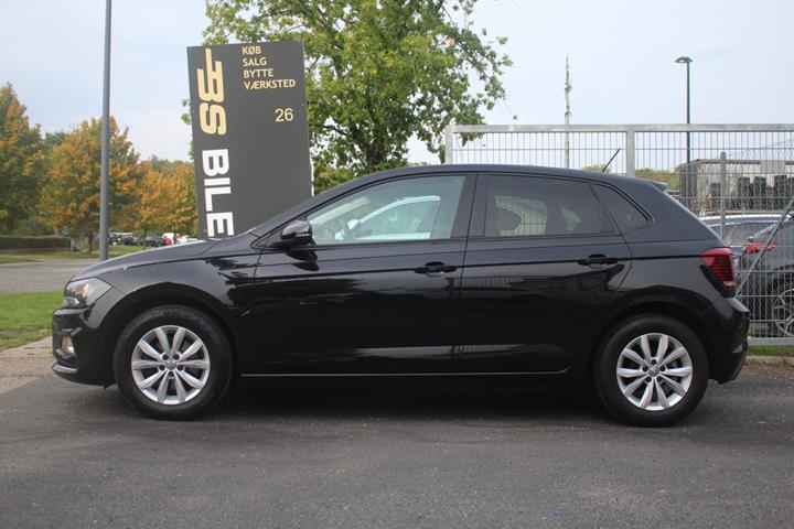 Sort VW Polo fra 2019