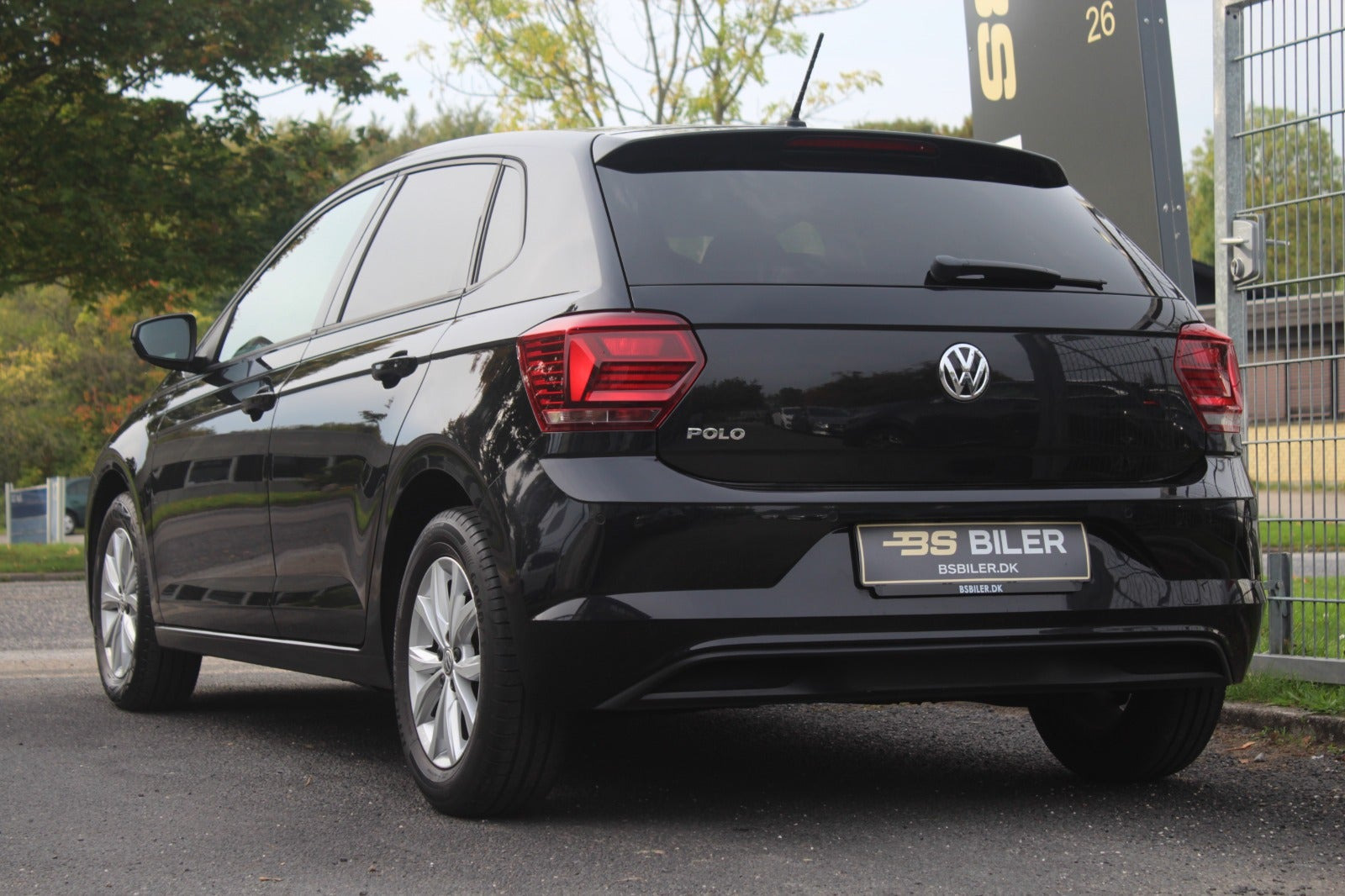 Sort VW Polo fra 2019
