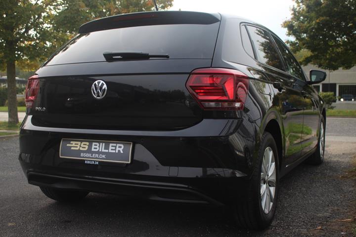 Sort VW Polo fra 2019