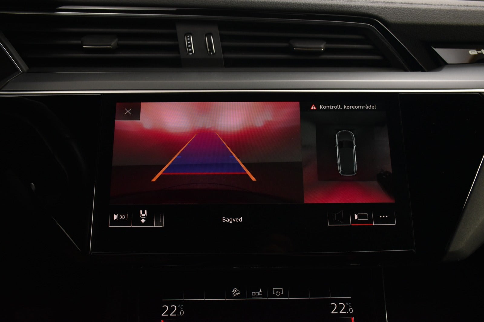 Sort Audi e-tron fra 2019