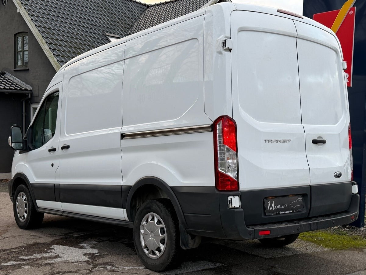 Hvid Ford Transit 350 L2 Van fra 2019