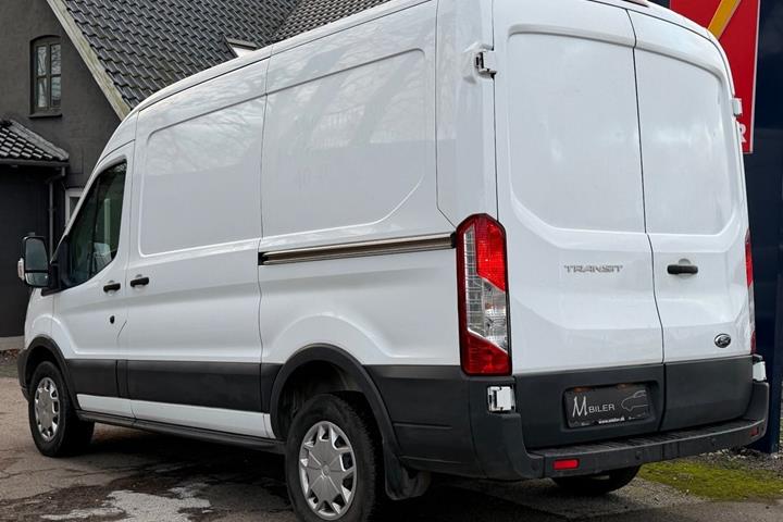Hvid Ford Transit 350 L2 Van fra 2019