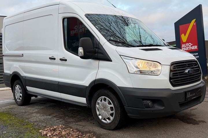 Hvid Ford Transit 350 L2 Van fra 2019