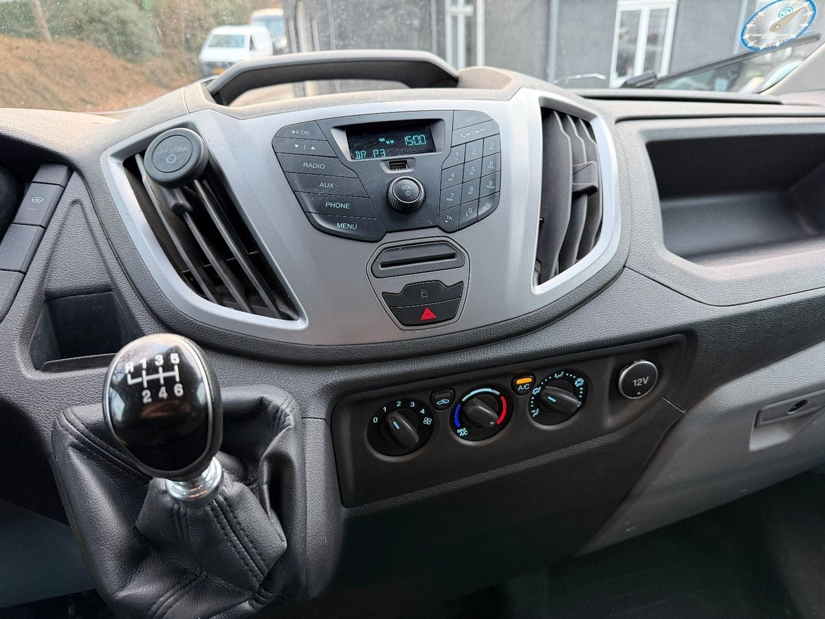 Hvid Ford Transit 350 L2 Van fra 2019