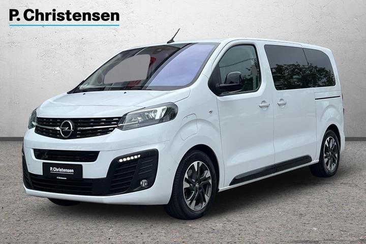 Hvid Opel Zafira-e Life fra 2023