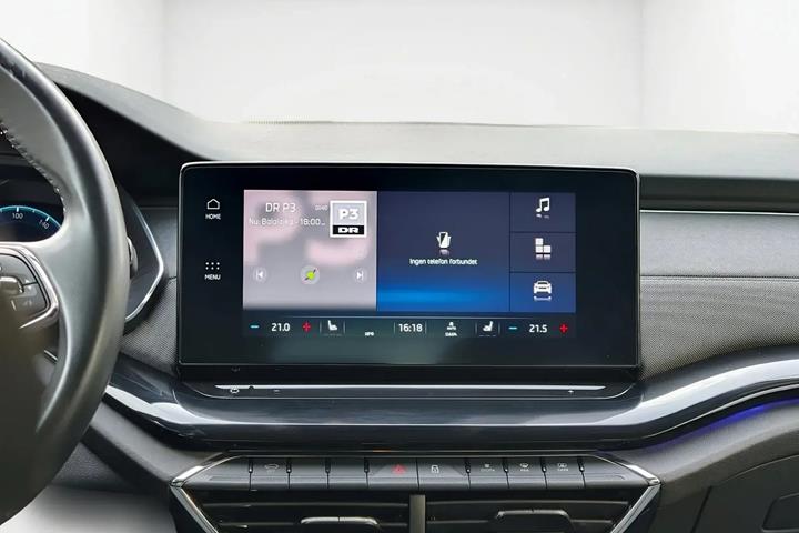 Blå Skoda Octavia fra 2021