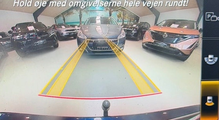 Blå Mercedes E220 d fra 2019