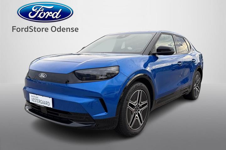 Blå Ford Capri fra 2025