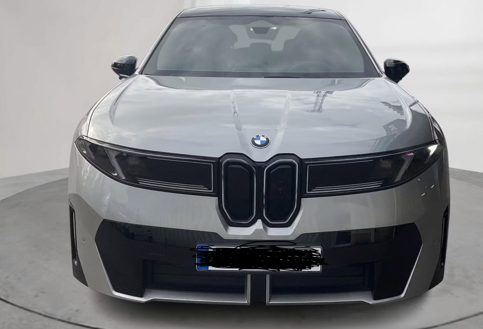 Grå BMW iX3 fra 2026