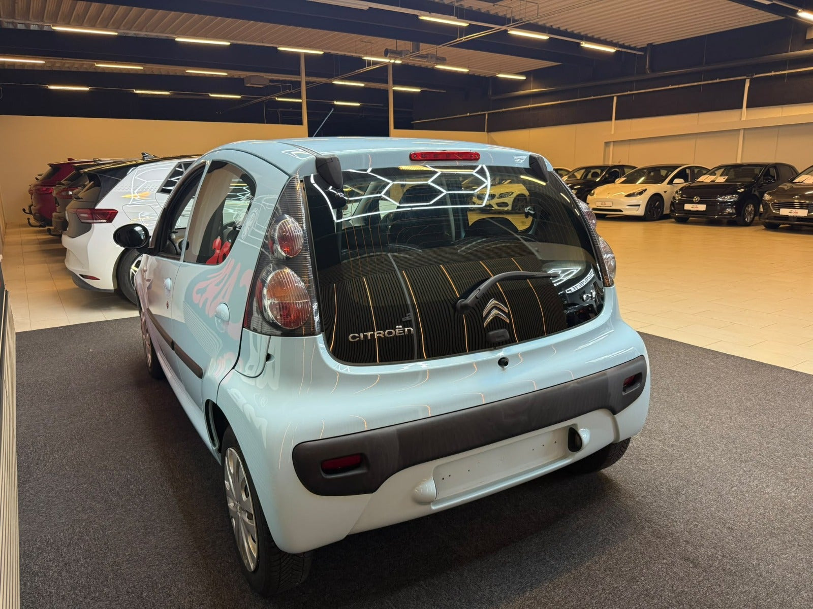 Blå Citroën C1 fra 2013