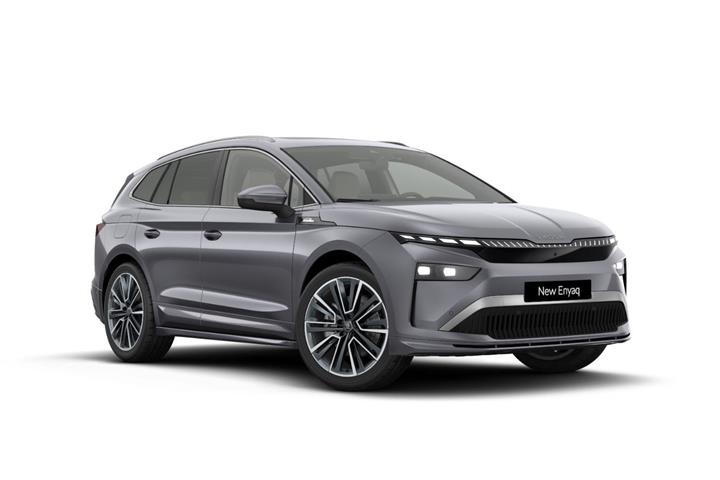 Grå Skoda Enyaq fra 2026