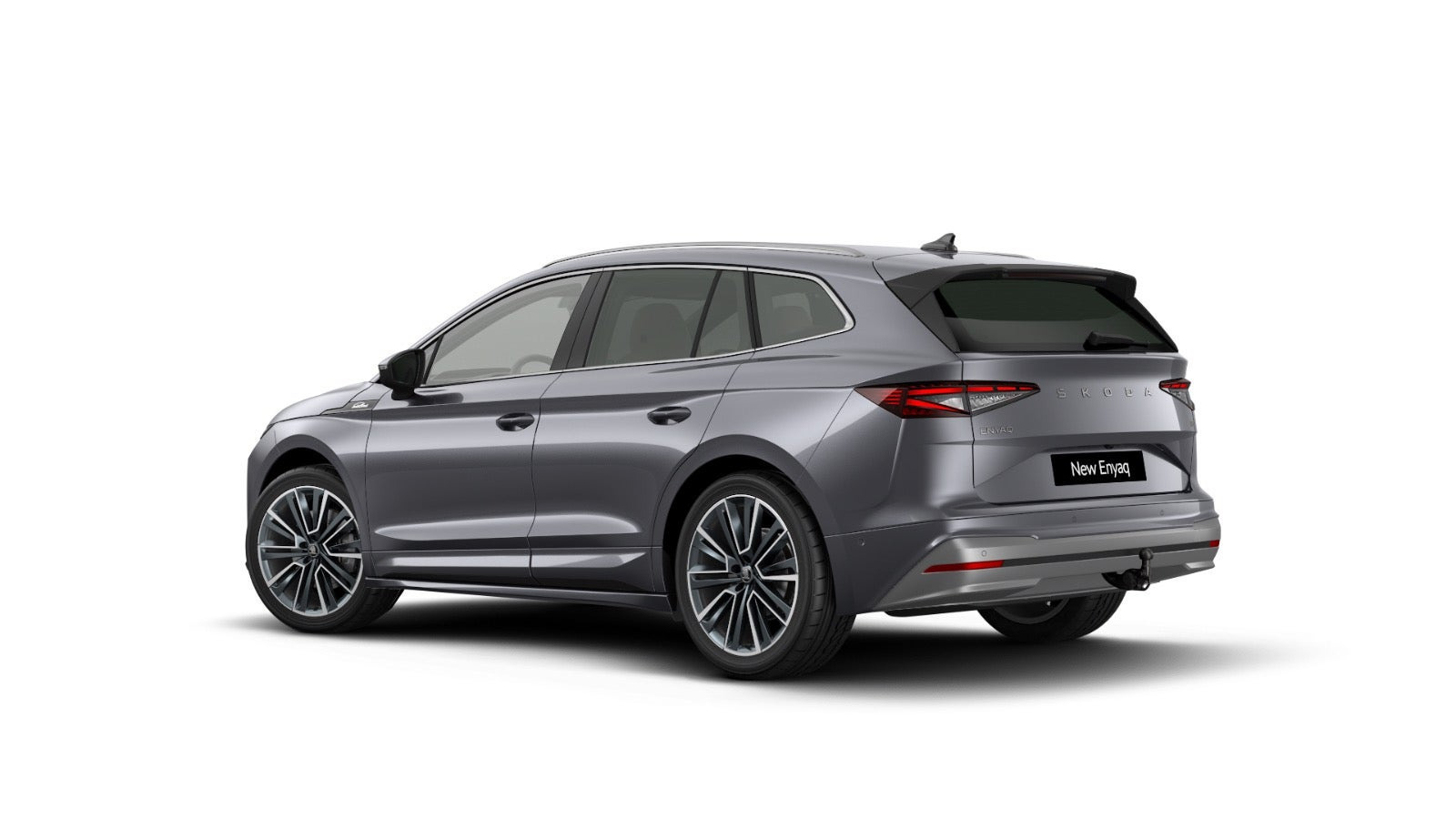 Grå Skoda Enyaq fra 2026