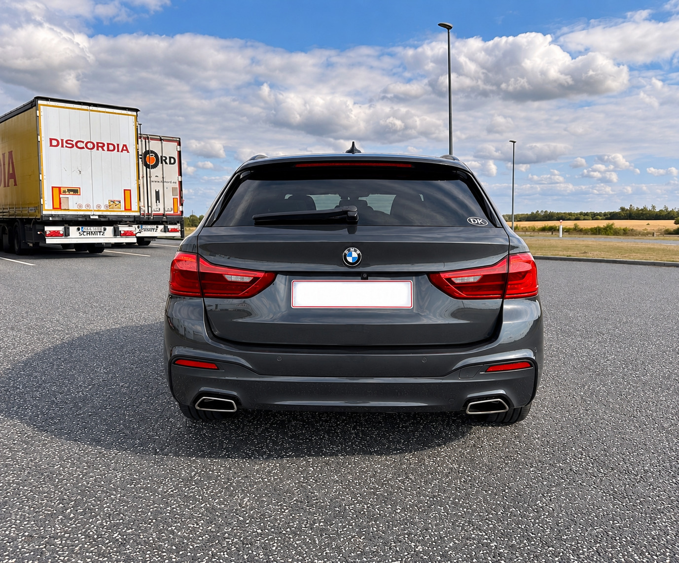 Sort BMW 520 fra 2019
