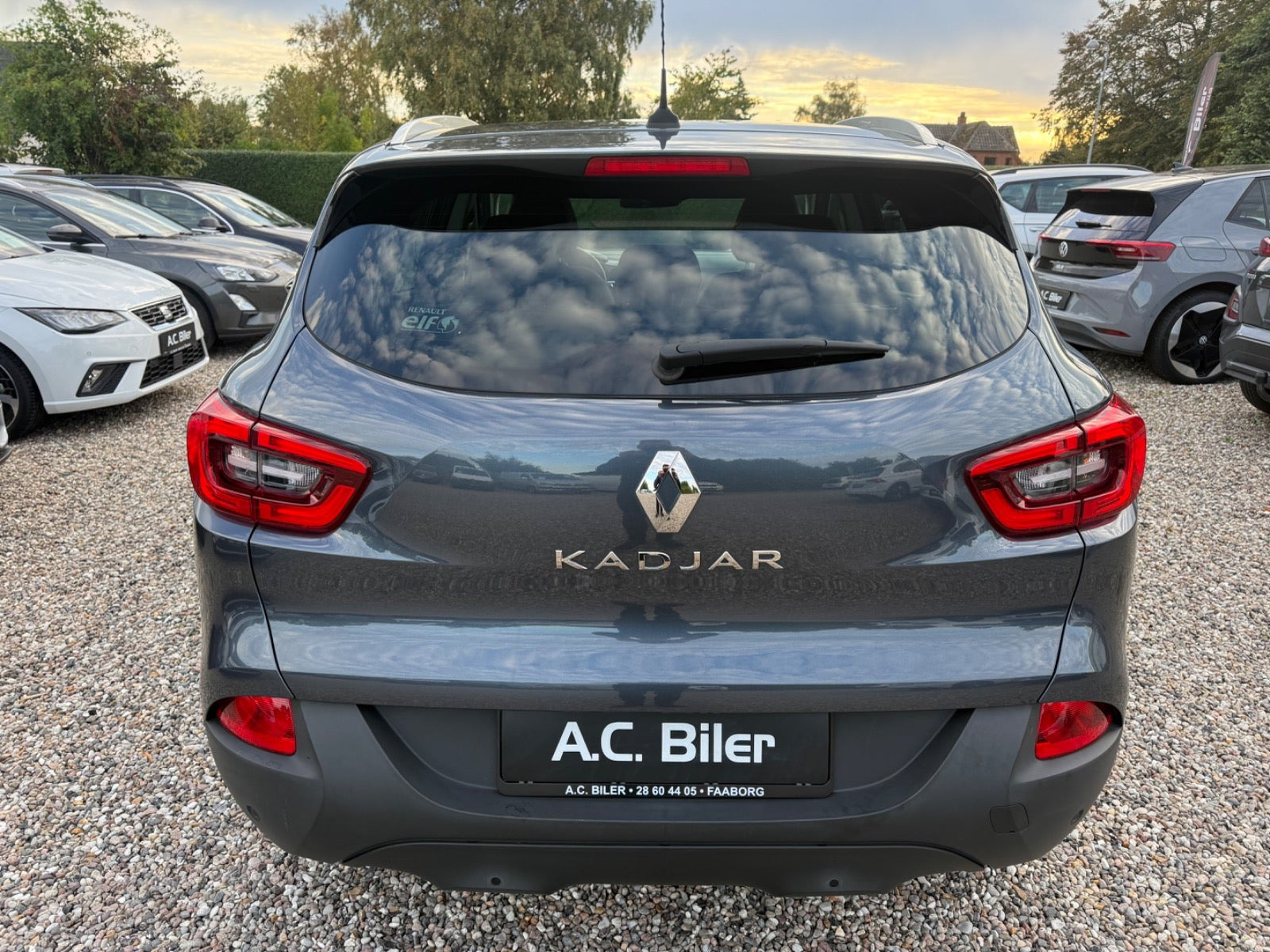 Blå Renault Kadjar fra 2018