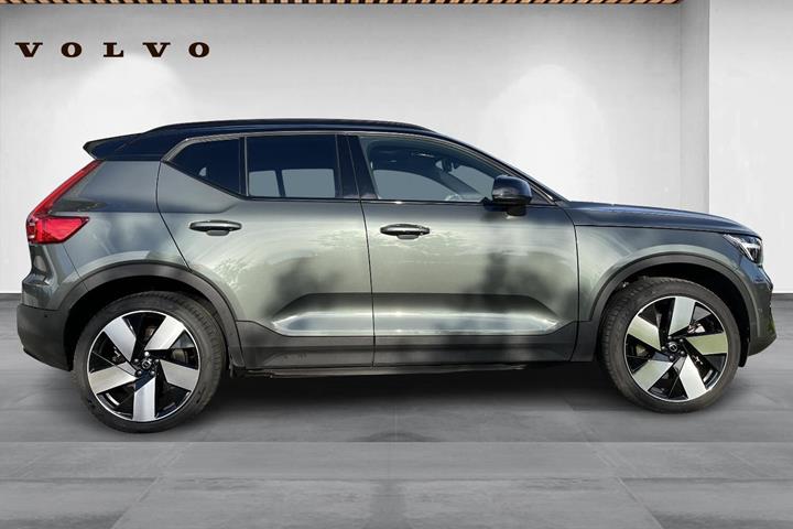 Grøn Volvo EX40 fra 2026