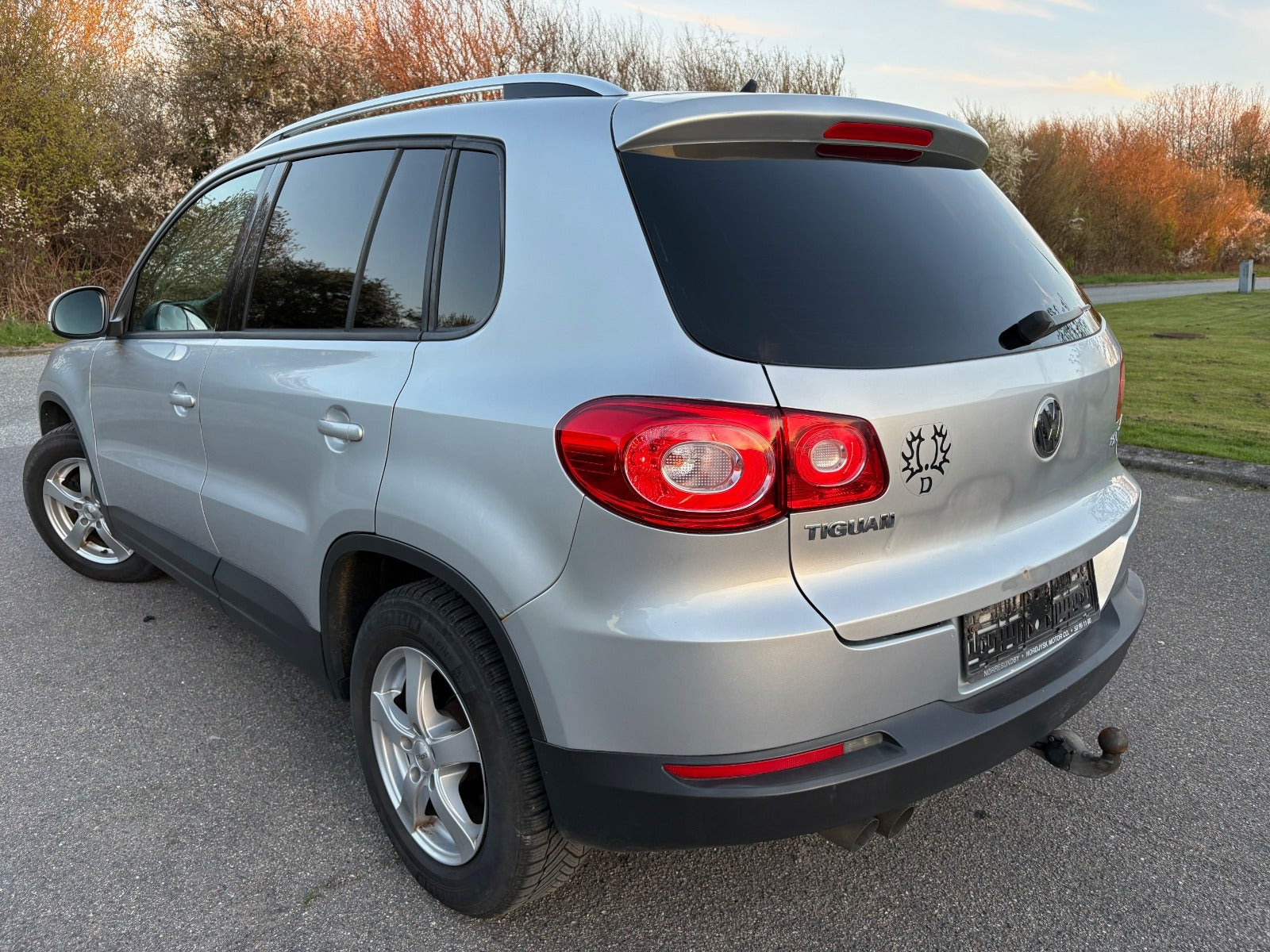 Sølv VW Tiguan fra 2010