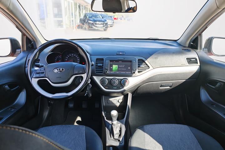 Rød Kia Picanto fra 2016