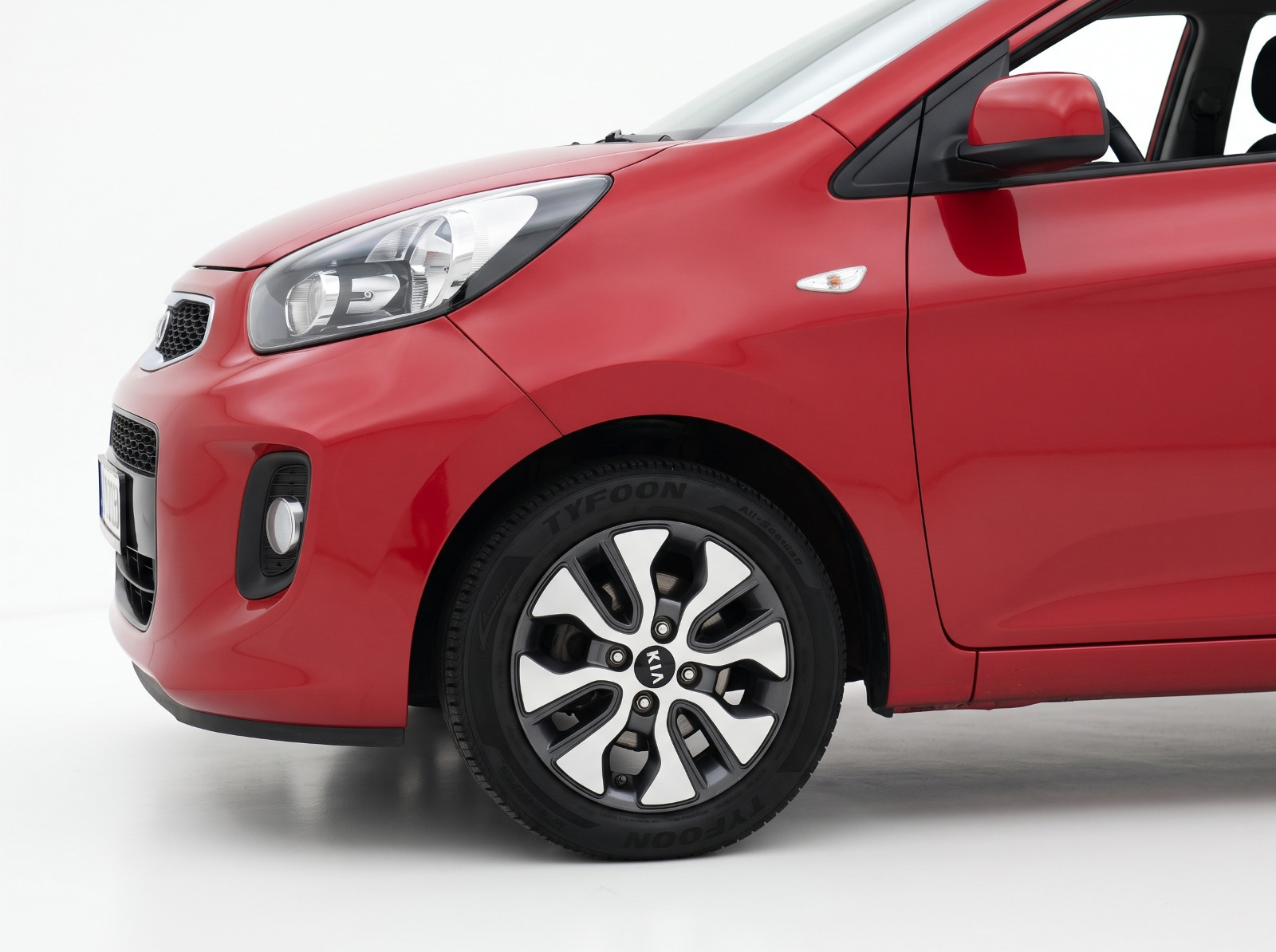 Rød Kia Picanto fra 2016