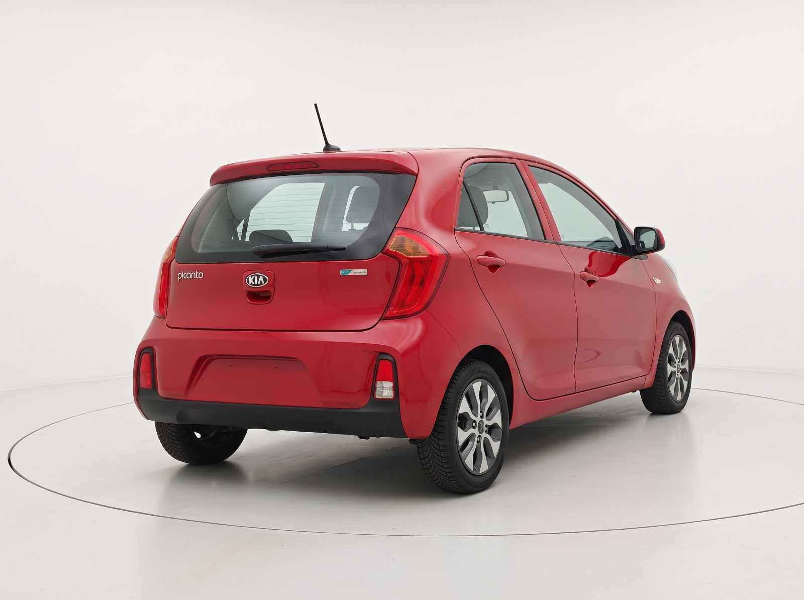 Rød Kia Picanto fra 2016